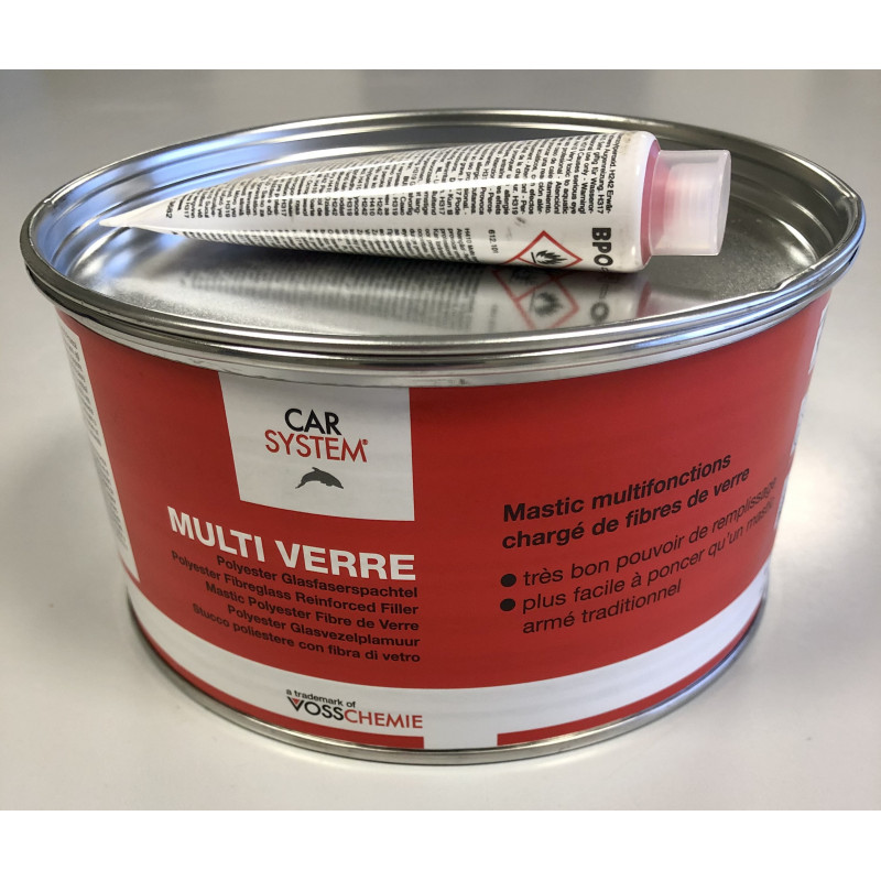 ▷ Mastic carrosserie et mastic d'aluminium pour la voiture